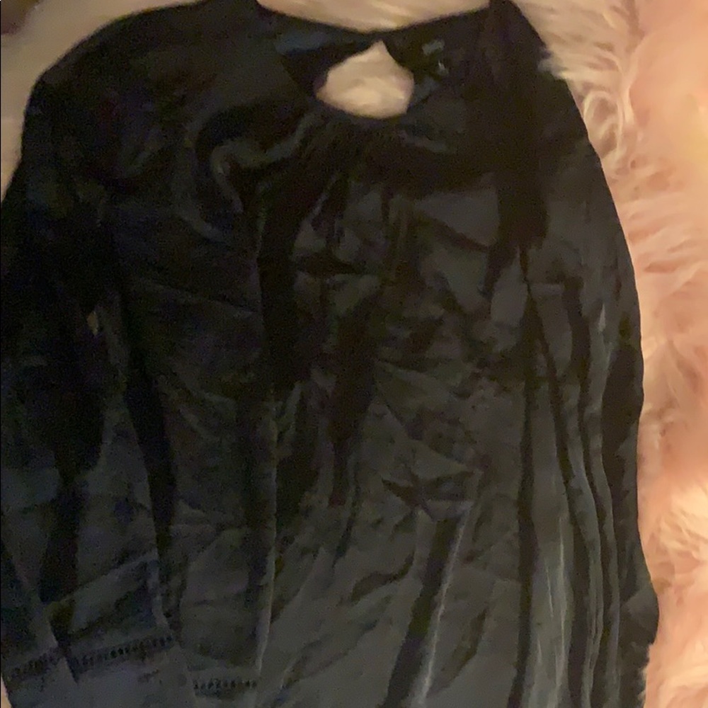 Mozzino blouse in navy blue long